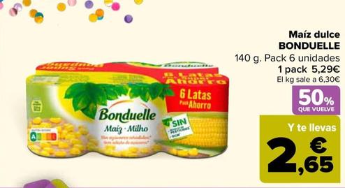 Oferta de Bonduelle - Maíz Dulce  por 5,29€ en Carrefour