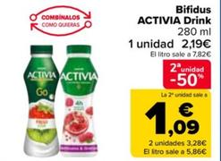 Oferta de Activia - Bifidus Drink por 2,19€ en Carrefour