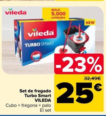 Oferta de Vileda - Set De Fregado  Turbo Smart   por 25€ en Carrefour