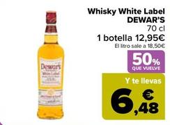 Oferta de Dewar's - Whisky White Label por 12,95€ en Carrefour