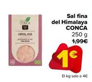Oferta de Conca - Sal Fina Del Himalaya  por 1€ en Carrefour