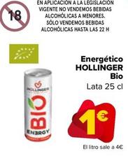 Oferta de Höllinger - Energético Bio por 1€ en Carrefour