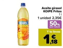 Oferta de Fritos - Aceite Girasol Koipe  por 2,35€ en Carrefour
