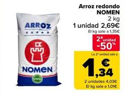 Oferta de Nomen - Arroz Redondo  por 2,85€ en Carrefour