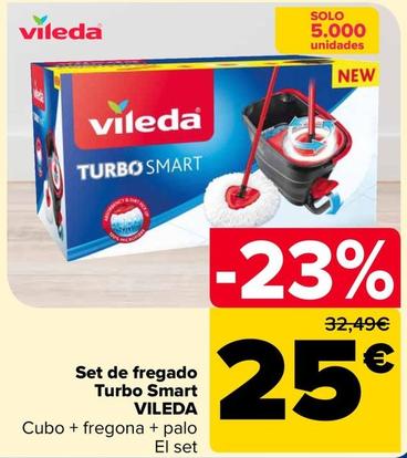 Oferta de Vileda - Set De Fregado  Turbo Smart   por 25€ en Carrefour