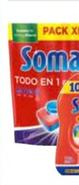 Oferta de Somat - En Lavavajillas En Gel 50 Dosis Pack 2 Unidades Y 60 Dosis Pack 2 Unidades Y Todas Las Pastillas  en Carrefour