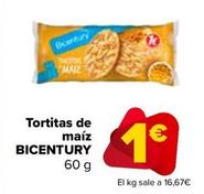 Oferta de Bicentury - Tortitas De Maiz por 1€ en Carrefour