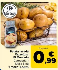 Oferta de Carrefour - Patata Lavada por 0,99€ en Carrefour