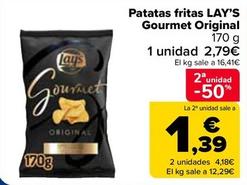 Oferta de Lay's - Patatas Fritas Gourmey Original por 2,79€ en Carrefour