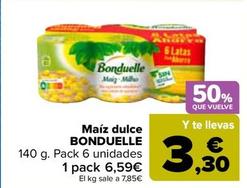 Oferta de Bonduelle - Maiz Dulce por 6,59€ en Carrefour