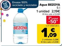 Oferta de Bezoya - Agua por 2,19€ en Carrefour