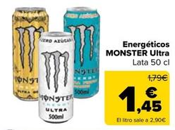 Oferta de Monster - Energeticos Ultra por 1,45€ en Carrefour