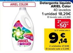 Oferta de Ariel - Detergente Líquido Color por 18,29€ en Carrefour