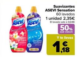 Oferta de Asevi - Suavizantes Sensation por 2,25€ en Carrefour