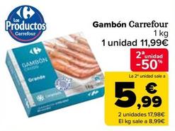 Oferta de Carrefour - Gambon por 11,99€ en Carrefour
