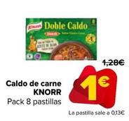 Oferta de Knorr - Caldo De Carne por 1€ en Carrefour