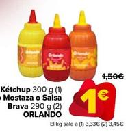 Oferta de Orlando - Ketchup por 1€ en Carrefour