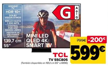Oferta de TCL - Tv 55C805 por 599€ en Carrefour