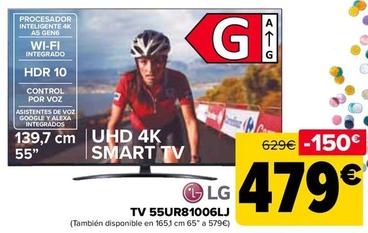 Oferta de LG - Tv 55Ur81006Lj por 479€ en Carrefour