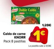 Oferta de Knorr - Caldo De Carne   por 1€ en Carrefour