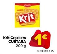 Oferta de Cuétara - Krit Crackers   por 1€ en Carrefour