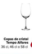 Oferta de Copas De Cristal Tempo Alfares por 1€ en Carrefour