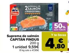 Oferta de Capitán Findus - Suprema De Salmón  por 9,59€ en Carrefour