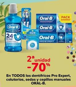 Oferta de Oral B - En Todos Los Dentífricos Pro Expert, Colutorios, Sedas Y Cepillos Manuales en Carrefour
