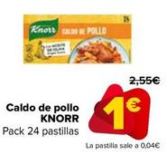 Oferta de Knorr - Caldo De Pollo por 1€ en Carrefour