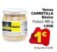 Oferta de Carretilla - Yemas Básico por 1€ en Carrefour