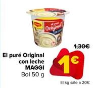 Oferta de Maggi - El Puré Original Con Leche  por 1€ en Carrefour