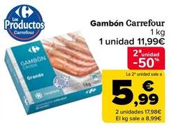 Oferta de Carrefour - Gambón  por 11,99€ en Carrefour