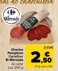 Oferta de Carrefour  El Mercado - Chorizo Pamplona  por 2,5€ en Carrefour