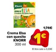Oferta de Knorr - Crema Elsa Con Quesito  por 1€ en Carrefour