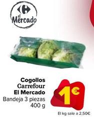 Oferta de Cogollos Carrefour El Mercado por 1€ en Carrefour