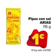 Oferta de Arias - Pipas Con Sal  por 1€ en Carrefour