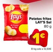 Oferta de Lay's - Patatas Fritas Sal por 1€ en Carrefour