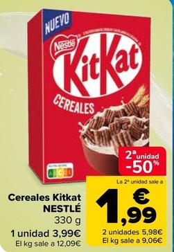 Oferta de Nestlé - Cereales Kitkat  por 3,99€ en Carrefour