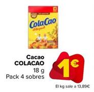 Oferta de Colacao - Cacao  por 1€ en Carrefour