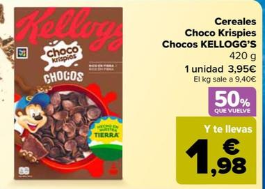 Oferta de Kellogg’s - Cereales  Choco Krispies Chocos  por 3,95€ en Carrefour
