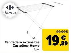 Oferta de Carrefour Home - Tendedero Extensible   por 19,89€ en Carrefour