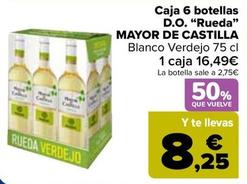 Oferta de Mayor De Castilla - Caja 6 Botellas  Do “rueda\  " por 16,49€ en Carrefour