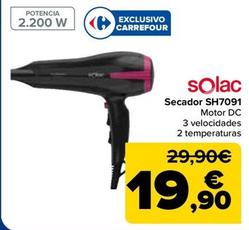 Oferta de Solac - Secador Sh7091 por 19,9€ en Carrefour