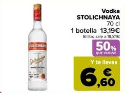Oferta de Stolichnaya - Vodka   por 13,19€ en Carrefour