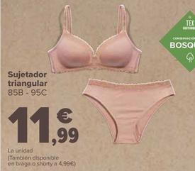 Oferta de Sujetador Triangular por 11,99€ en Carrefour