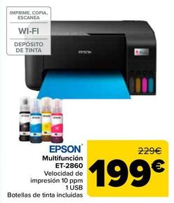 Oferta de Epson - Multifunción Et-2860 por 199€ en Carrefour