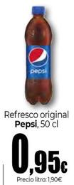 Oferta de Pepsi - Refresco Original por 0,95€ en Unide Market