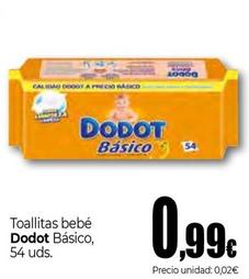 Oferta de Dodot - Toallitas Bebé por 0,99€ en Unide Market