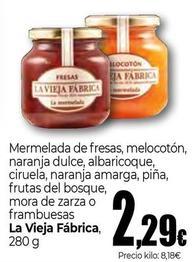 Oferta de La Vieja Fábrica - Mermelada De Fresas por 2,29€ en Unide Market