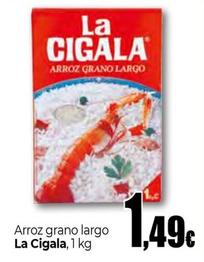 Oferta de La Cigala - Arroz Grano Largo por 1,49€ en Unide Market
